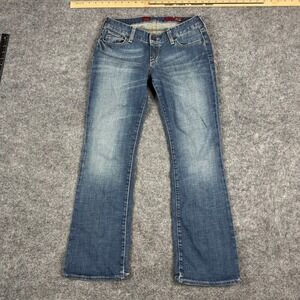 X2 Jeans Womens Size 10 Blue Bootcut Low Rise Faded Quality Denim Casual
